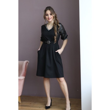 Female dress wisell, size 42, black color-2