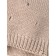 A cap on ties with a pompom Children's Amarobaby Pure Love Cutie, with a lining, size 42-44 cm, beige color