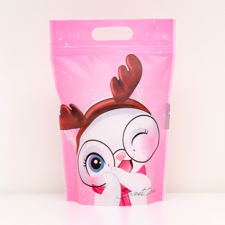 Gift package, with zip-lock fastener, "Winter kittens", 15x22cm mix-2