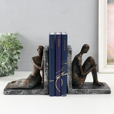 Holders for the books "Lines between us" set 2 pcs, for metal 14x10.3x14.3 cm