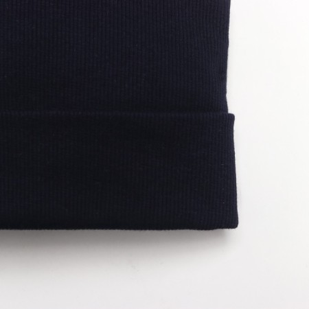 Hat for a boy, the color is dark blue, size 47-50 cm-1