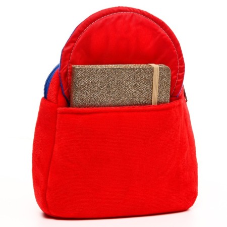 Blush backpack on a zipper, with a pocket, 19 x 22 cm "Optimus Prime", transformers-5