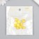 Button plastic for creativity "yellow smiley" set of 10 pcs 1.2x1.2x0.8 cm