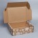 Box the national team "Snowflakes", brown, 27 x 21 x 9 cm, New Year