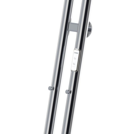 Electric heated towel Indigo Style, 1200x100 mm, hidden installation, chrome-2