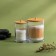Organizer for storage "Bamboo", with a lid, 15.5 × 8.5 × 12 cm, in a cardboard box, the color is transparent/brown