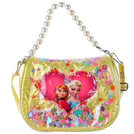 Children's bag on the valve, 6x12x16 cm, adjustable belt, yellow mix