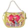 Children's bag on the valve, 6x12x16 cm, adjustable belt, yellow mix