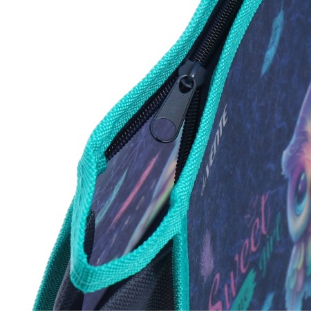 A4, 330 x 230 x 100 mm (extra-capacity), zipper on the top, plastic, de Vente Happy Owl-3