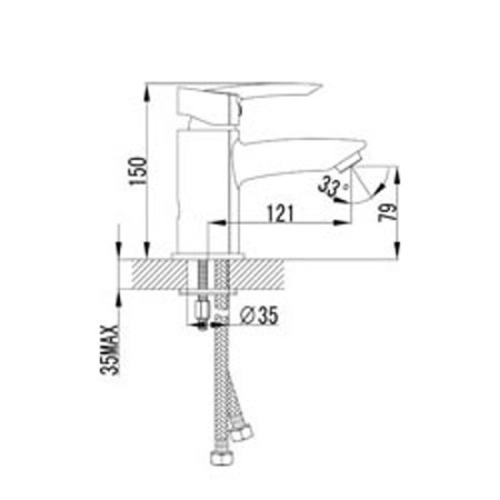 Lemark Mars LM3506C washbasin mixer-1