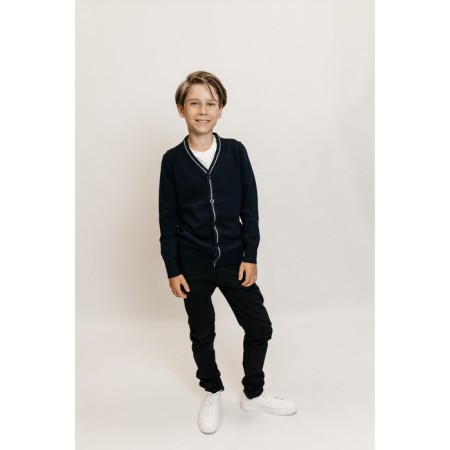 Jumper for boys, height 164-170 cm, dark blue color-3