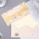 Money envelope "Happy Wedding Day!" embossing, white background, 17x8 cm