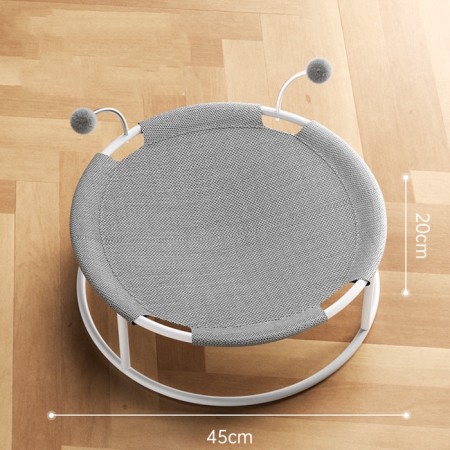 Gamak for animals with teasers, 45*45*20 cm, weight up to 20 kg, gray weight