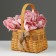 Wicker basket, 19 x 13 x 12/26 cm, sequoia