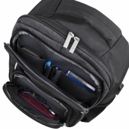 Brauberg Functional backpack with a laptop department, 2 compartments, USB port, "Secure", 46x30x18 cm, 270751-7
