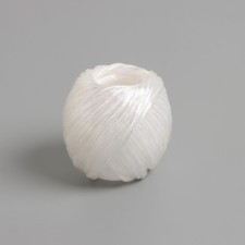 Polypropylene twine, d = 1.5 mm, length 60 m, 40 kgf, white color
