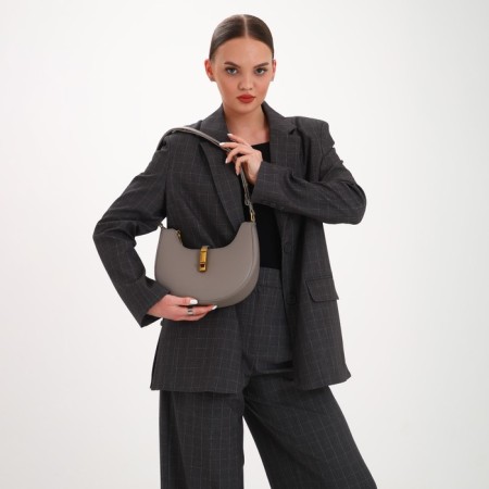 Female bag Textura, small size, color gray-10