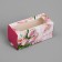 Box for Makarun, confectionery packaging "The most wonderful tulip", 12 x 5.5 x 5.5 cm
