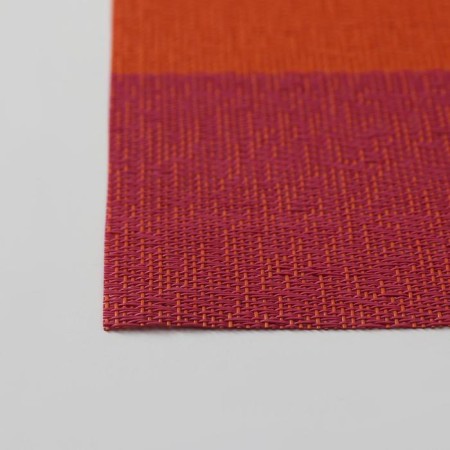 Serving napkin on the table "Three stripes", 45 × 30 cm, terracotta color-2