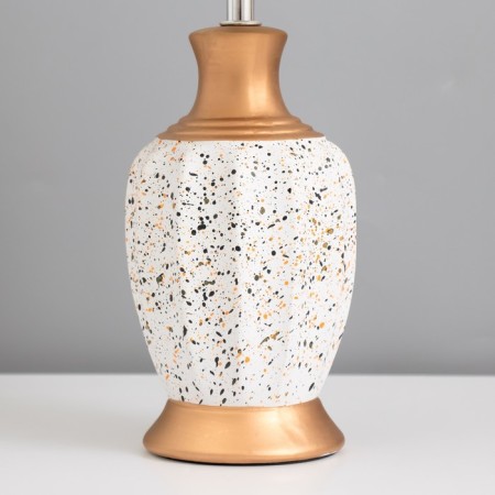 Housing table "Housing" 1x40W E14 white/gold 22x22x38cm-3