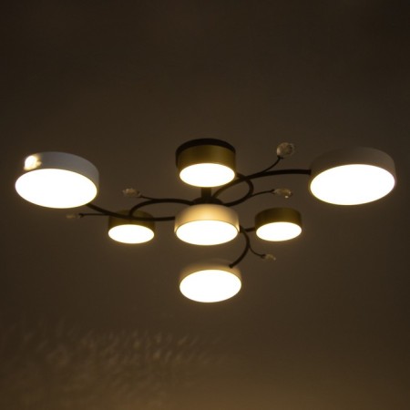 Assami chandelier 7XLED 168W 3000-6000K with white-gold 80x80x21 cm Bayerlux-3