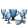 Bekker drinks, 7 items, blue color