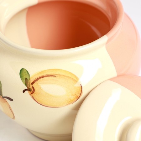 A baking pot "Russian" 0.85l / 14x14cm, peach kiss-2