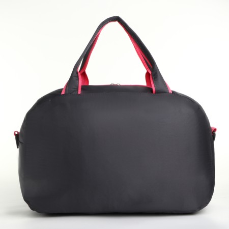 Sports bag with lightning, external pocket, long belt, gray color-1