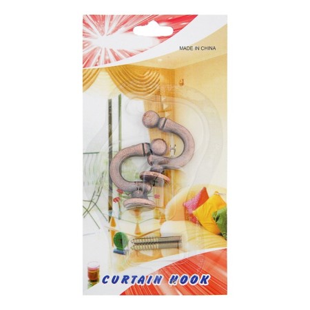 Hook for curtains ks003, one -rod, color copper-2