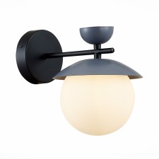 Wall lamp EVOLUCE. Sle220201-01. Genova. 1x5 W, G9, 4000K, 16x20 cm, black color, gray color