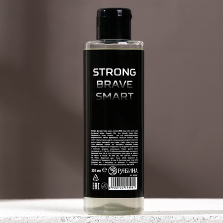 Gift kit Real Strong Man, shower gel 200 ml and hair shampoo 200 ml, Hard line-3
