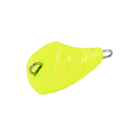 Cargo bullet-excentric stained collapsible Yaman 10 pcs., 18 g, yellow-1