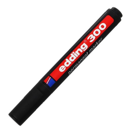 Permanent marker Edding E -300/1 (undersigned), 1.5 - 3.0 mm, black-1