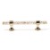 Cappio pk106 bracket handle, m/o 96 mm, d = 12 mm, plastic, color transparent-gold/gold