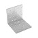 Corner Fitty tundra, 80x80x80x2 mm, zinc, in the package of 1 pc.