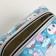 Cosmetic bag with lightning, blue color