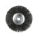 Metal brush for ushm tundra, "plate", M14, 115 mm