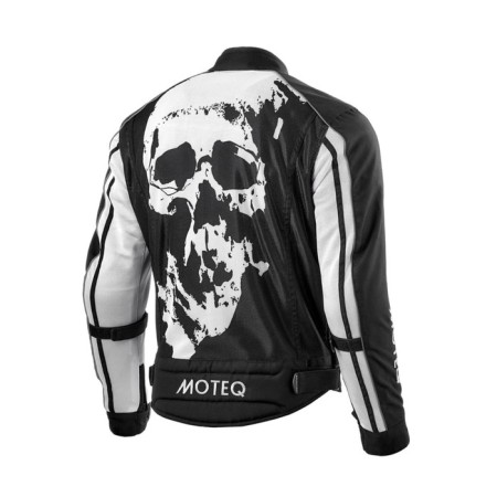 Textile jacket Moteq Rebel, men's, black/white, m-2