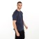 Male T-shirt, dark blue color, size 46