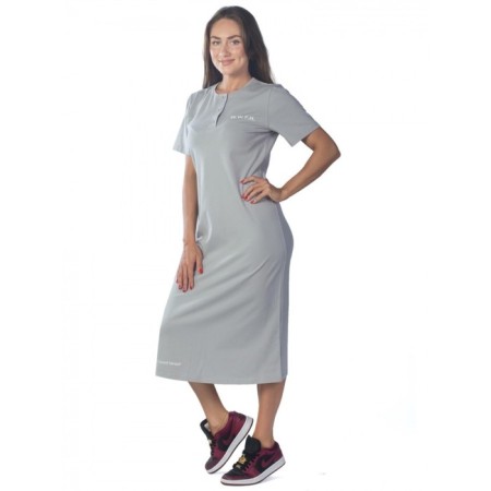 Female dress w.w.f.h., size 54, light gray color-1