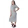 Female dress w.w.f.h., size 54, light gray color