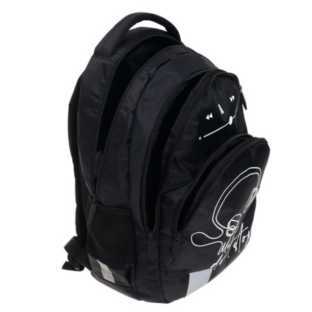 Youth backpack, 44 x 30 x 17 cm, ergonomic back, calligrata p "Headphones"-12