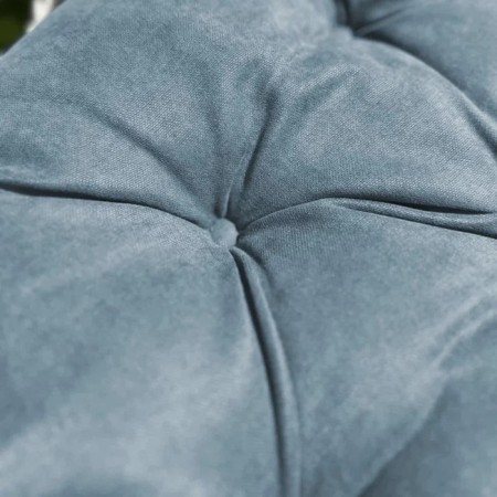 Pillow for swing "Tina", diameter 60 cm, blue color-4