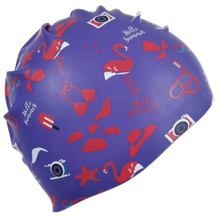 Swiming hat for children's Onlitop, silicone, girth 46-52 cm-2