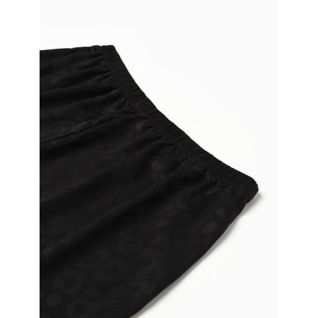 Women's pajamas (top, shorts) KAFTAN LEO Black Collection Rr 44-46-3