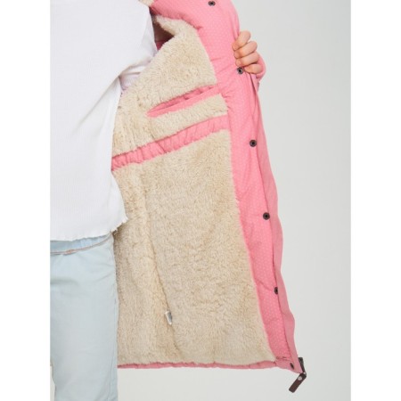 Winter park for a girl, height 104 cm, pink color-12