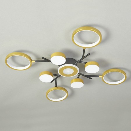 LED lamp 97W 5049lm 3000K-5700k, size 68x68x7 cm-1