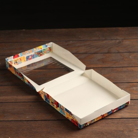Folding box "New Year pop art", 20 x 20 x 4 cm-2