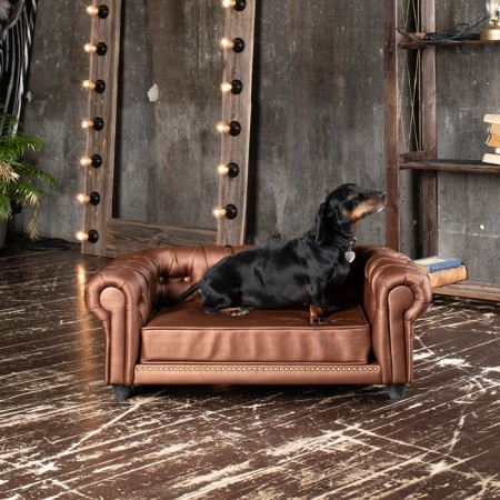 Sulperion OSCAR, 95x61x34 cm, furniture fabric, size M, brown-1