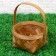 Basket "Bulk", dark, 20 × 20 × 10/24 cm, veneer